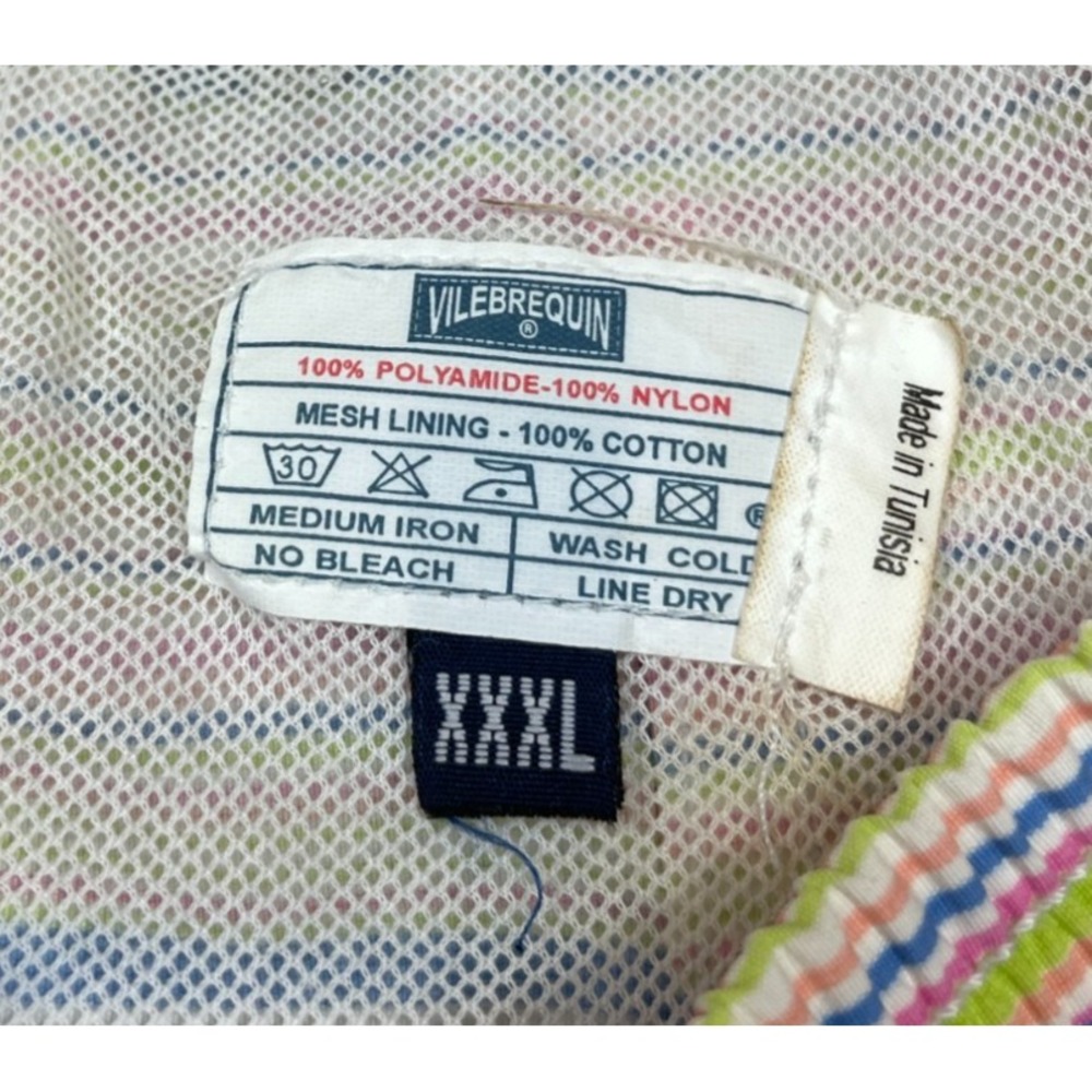 Vilebrequin Striped Swim Trunks Multicolor Pastel 3XL - Picture 5 of 11